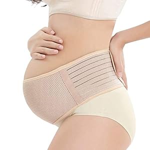 MERLINAE Recommended Maternity Belt – Care Breathable Abdomen Support and Pelvic Support – Comfortable Belly Band for…