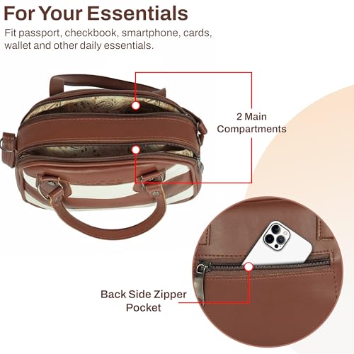 Image of Storite Women Handbag | PU Leather Top Handle Sling Bag | Stylish Crossbody Shoulder Purse for Ladies & Girls | Fashion Handbag for Office, Shopping & Travel