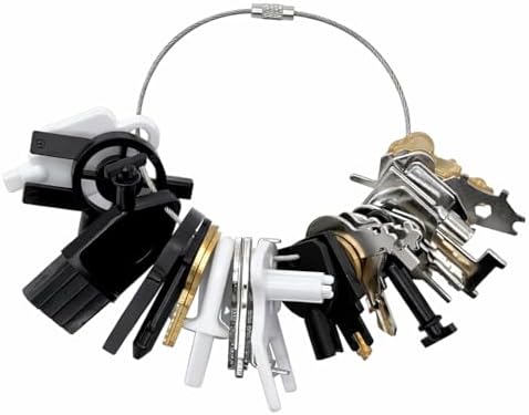 31-Pack Dispenser Key Set Compatible with Bobrick, Bradley, Kimberly Clark, Tork, Georgia Pacific, San Jamar and More, Replacement Keys for Paper Towel, Toilet Paper & Soap Dispensers with Key Chain image 5
