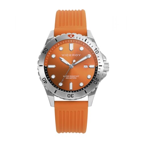 Viceroy Heat 401367-97 Herrenuhr Edelstahl orange