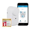 eqiva Bluetooth Smart Türschlossantrieb, Weiß, 142950A0, 5.6 x 5.2 x 11.4 cm