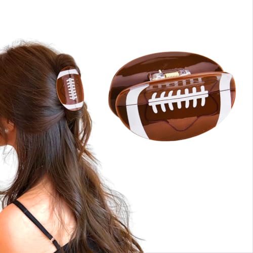 Rugby Hair Clips for Women & Girls, Football Lover Gift