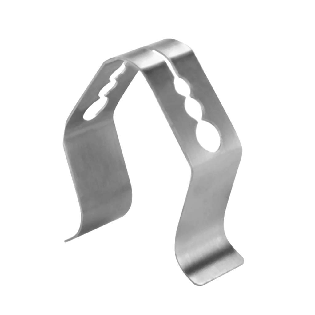 Temperature Probe Clip Stainless Steel Holder Probe Clips BBQ 3 Holes for Fixing Clips for BBQ Grill Oven