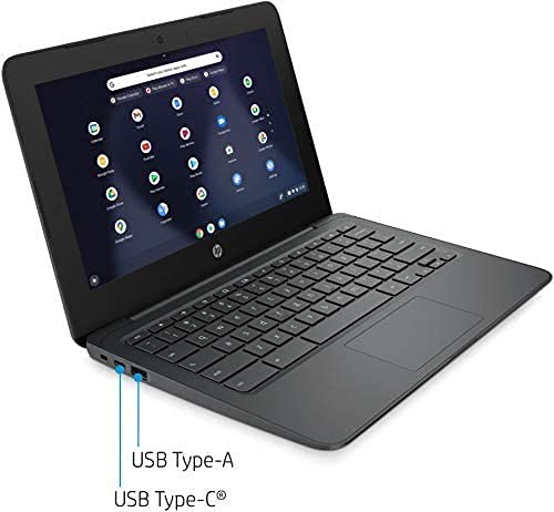Image of HP Chromebook 11.6 inch HD Laptop, Intel Celeron N3350, 4GB DDR4 RAM, 32GB eMMC SSD, Chrome OS, Intel HD Graphics, 11A-NB0013DX (Bundle with Sleeve)