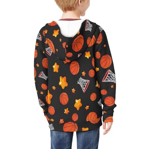Image of Coloranimal Unisex Girls Boys Long Sleeve Casual Hoodies & Sweatshirts Tops Kids Zip Up Jacket Coat Age 6-16 Year
