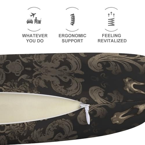 Almohada cuello en U de espuma viscoelástica 30 cm miniatura 5