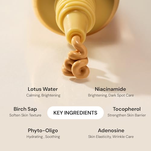 Image of THANKYOU FARMER Sun Project Glow Sun Essence SPF30 PA++ 40ml | Korean Tinted Sunscreen with Niacinamide & Lotus Water | Broad Spectrum UVA UVB Protection | Lightweight, Hydrating, Brightening, No White Cast, Makeup Base & Natural Radiant Finish