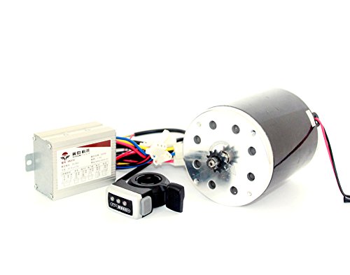 L-faster 36V48V 500W Electric High Speed Motor Kit Electric Scooter UNITEmotor Conversion Kit MX500 Replacement Motor Upgrade Set (48V Thumb kit)