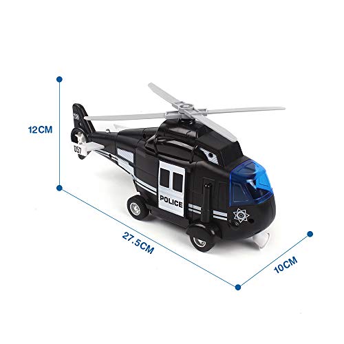 image for MeeYum Kids Pretend Play Police Chopper Rescue Helicopter Toy for Boys