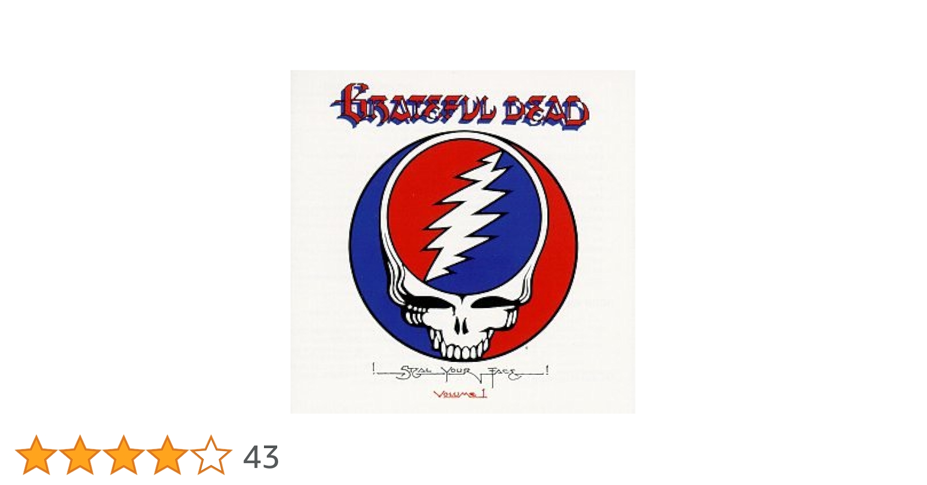 レア！Grateful Dead Steal Your Face レコード LP Grateful Dead / Steal Your Face - Guitar Records