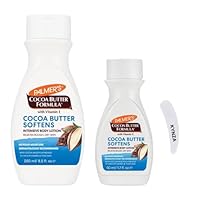 Palmer’s Cocoa Butter Body Lotion with Vitamin E 250ml + 50ml Travel Size | Includes KYNZA Spatula Applicator | Intensive Moisturiser for Dry Skin | 48 Hour Hydration | Smooths & Softens Skin
