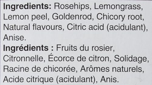 Tim Hortons Honey Lemon Herbal Tea, 20 Tea Bags, 36g (1.3oz), Import from Canada