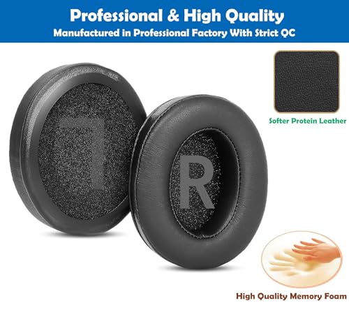 Repuesto Profesional de Almohadillas para Auriculares Compatible con Avantree Audition, Audition Pro HT5009, HT4189, HT3189, DG59, AS9PA, AS9PA Auriculares con Cuero Amigable con la Piel miniatura 3