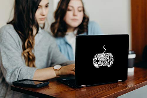 Image of GalaxsiaTM The Gamer Vinyl Laptop Skin /Sticker /Cover /Decal Compatible for Any 15 inch-15.6 inch Inches Laptop (Hp /Dell /Sony /Acer /Lenovo /Asus. Etc) Or Notebook.
