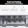 Igloo Premium Self-Cleaning Countertop Ice Maker Machine, Handled Portable Ice Maker, Produces 26 lbs. in 24 hrs. with Ice Cubes Ready in 6-8 Minutes, Comes with Ice Scoop and Basket