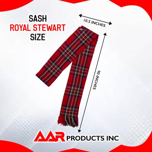 Image of AAR Womens Tartan Clan Sashes Ladies Brooch Scottish Highland - 90 x 10.5 Inches