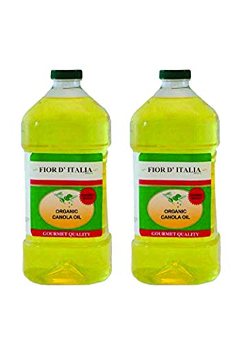 Fior d'Italia Organic Canola Oil - 2 ltr. (2 Pack)