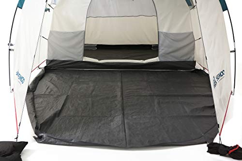 SEMOO Family Cabin Tent for Camping 5 to 6 Person 3-Season with 2 Rooms & Big Front Vestibule (White 5-6 Persons)