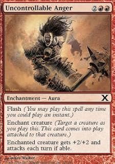 Magic The Gathering - Uncontrollable Anger - Tenth Edition