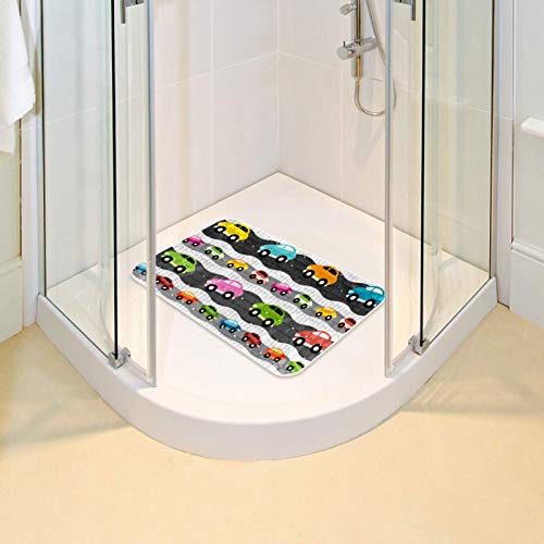 Alfombrilla de ducha para bañera infantil lavable Bennigiry con ventosas 7