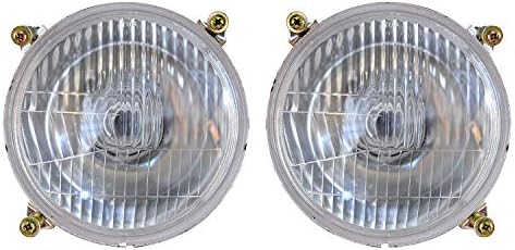 ALL PARTS SOURCE Tractor Headlights 2 Pcs Set Suitable for Massey Ferguson 245 DI, 241 DI, 244 DI With bulb