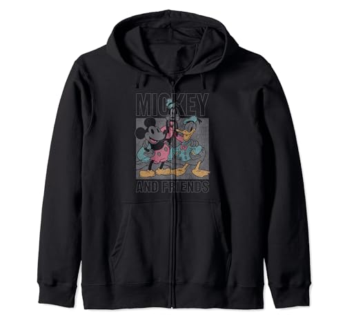 Sweat à capuche Disney Mickey Trio classique aux finitions premium