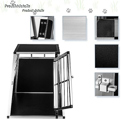 PETSTUFF Hundebox gerade Rückwand 90° - Größenwahl; L