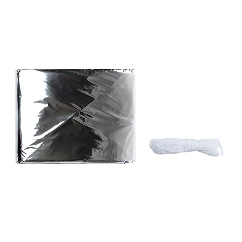 Emergency - Tenda di emergenza con corda ultraleggera, tenda di emergenza, impermeabile, per 2 persone, in Mylar Thermal Shelter per escursioni