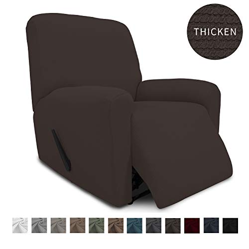Easy-Going Thickened Recliner Stretch Slipcover, Sofa Cover, Furniture Protector with Elastic Bottom, 4