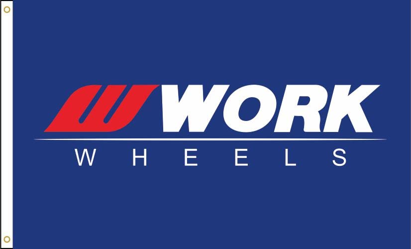 Eksent Work Wheels Banner flag 3x5 Feet Office Banner(Duplex printing,Bright & Vibrant 150D Polyester,Brass grommet design is durable)