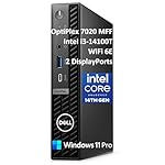 Dell OptiPlex 7020 MFF 7000 Mini Business Desktop Computer, 16GB DDR5 RAM, 512GB PCIe SSD, 14th Gen Intel Core i3-14100T (Beat i5-12400T), WiFi 6E, 2 DisplayPorts, HDMI, Type-C, Windows 11 Pro