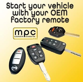 MPC Complete Remote Start Kit Compatible with Dodge Challenger 2011-2014 - Plug & Play - Uses OEM Remotes - Firmware Preloaded