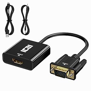 ICZI HDMI zu VGA Adapter Schwarz IZEC-TH23-RTIT