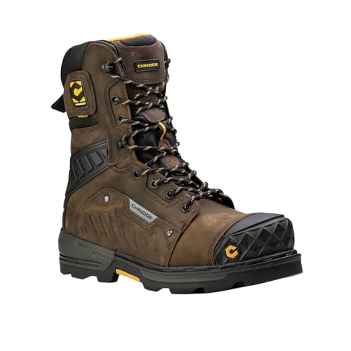 Footwear Scorpion 9” Comp Toe Men’s Waterproof Work Boot - Brown3