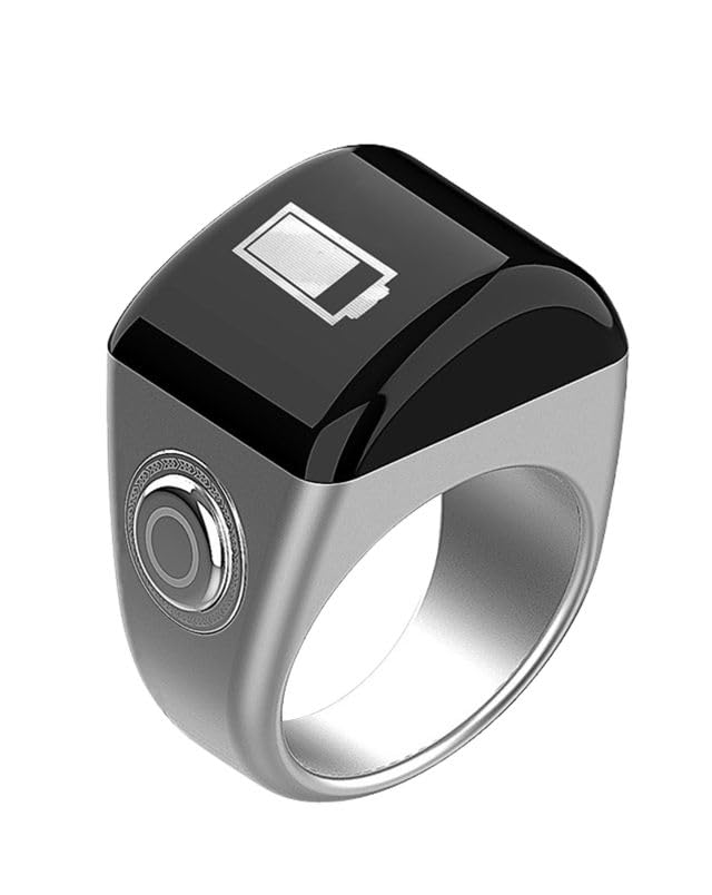 Smart Finger Counter Ring Gold Finish, Size 18 with Digital Display and Touch Button Design-image-43