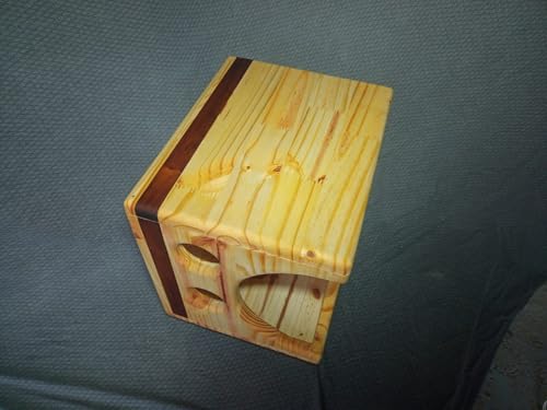 Casinha e Cômoda para Cães/Gatos, Madeira Maciça, Cantos Arredondados