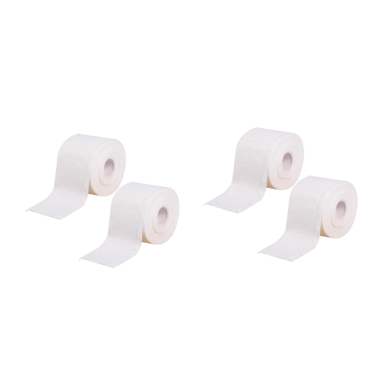 2 Series Toalla De Cara Almohadillas Tapa Facial Simple Limpieza Toallas Desechables Toallita De Maquillaje Toallita Desmaquillante Algodón 2 Rollos*2