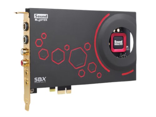 Creative Sound Blaster ZxR PCIe Audiophile Grade Gaming Sound Card with High Performance Headphone Amp and Desktop Audio Control Module