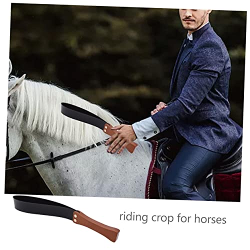 NOLITOY Colheita De Equitação Antiga Colheita De Equitação Preta Colheita De Equitação Chicote De Ca