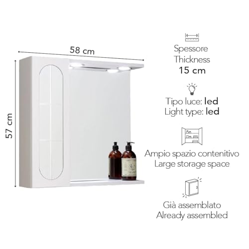 Kiamami Valentina Specchio bagno