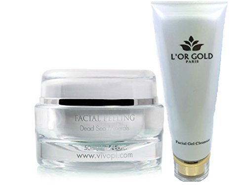 Vivo Per Lei Dead Sea Facial Peeling with a Lior Gold Gel Cleanser
