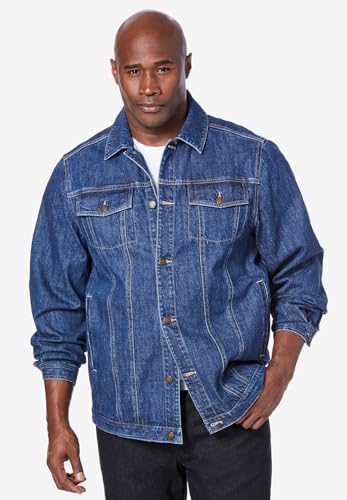 Liberty Blues by KingSize Men's Big & Tall Denim Jacket4