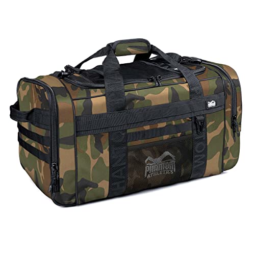 Phantom Sac de sport Tactic | Sac de gym Fitness Training – 70 l, camouflage, Grand sac de gym avec de nombreuses poches et fonctions