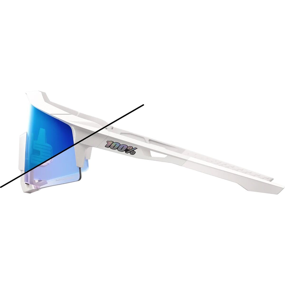 Amazon.com: 100% Speedcraft XS Sunglasses, Bastille LE/Pearl White