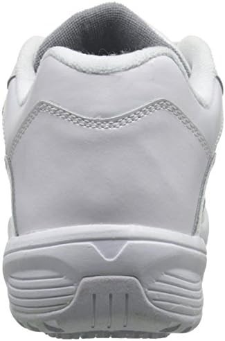 ADTEC Men's White Velco Work Shoe - Slip Resistant, Breathable, Comfortable + Affordable, Memory Foam Insole, White, 8 W US | Image 3