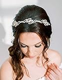 ♕ Tiara misst ca. 3 cm hoch, 15 cm im Durchmesser, speziell für Frauen und Mädchen gefertigt und perfekt für Ihre glamourösen Frisuren geeignet.