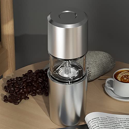Amoladora de café, Mini USB Grano de café Grinder Electric Coffee Grinder de Acero Inoxidable Frijoles Especias Máquina… - Imagen 3