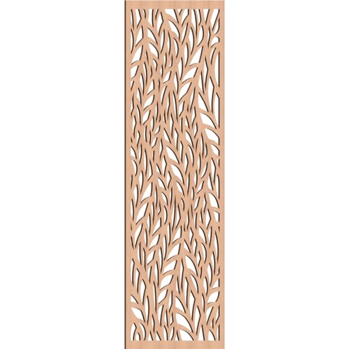 Image of 25 3 /8 inchW x 64 3 /8 inchH x 1 /4 inchT Ortonville Decorative Fretwork Wood Wall Panels, Alder