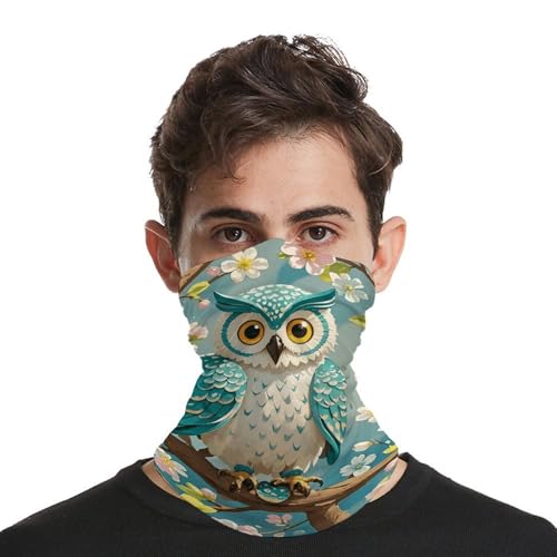 Flower Leaves Purple Red Flower Neck Gaiter Face Cover Scarf, Breathable Sun Balaclava for Skiing Fishing Hiking Cycling4