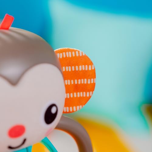 Bright Starts Grab & Giggle Monkey Light-Up Musical Rattle Toy with Easy-Grasp Oball, Ages 6 Months+, Unisex by Bright Starts - Image 6